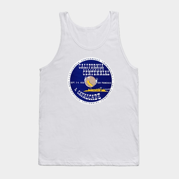 1950 California Statehood Centennial Tank Top by historicimage